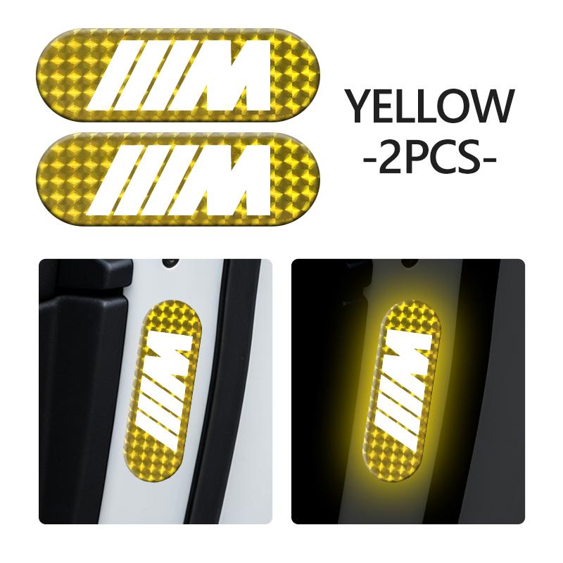 FA3-Car Safe Self-adhesive Reflector Device strips Front Rear Warning For BMW M Performance Alpina M3 M5 M6 X1 X3 X4 X5 G20 WP3