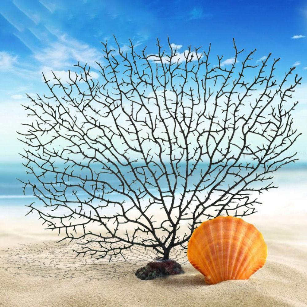 Undersea Water Plants Fake Resin Artificial Coral Aquarium Decoration Sea Iron Tree Decor Plants