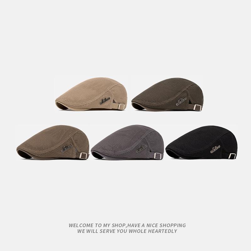Летняя сетчатая дышащая мужская кепка Forward Cap British Beret Outdoor Sunshade Newsboy Cap