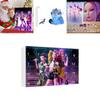 Рождественский календарь-обратный отсчет K-pop женской группы Акриловый брелок для сумки с 24 элементами для праздничного декора