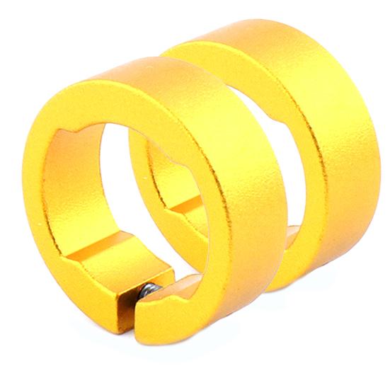 2 шт. Сменные алюминиевые сплавные велосипедные грипсы, ручки, стопорные кольца для МТБ