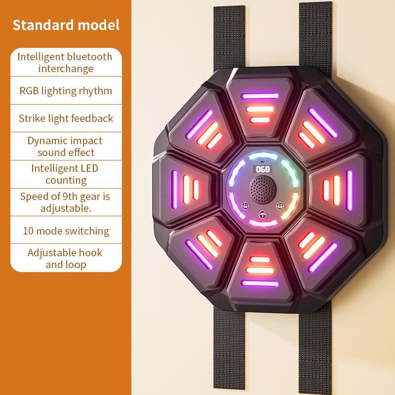 New Music Boxing Machine BT Smart Sports Fitness Muay Thai Boxing Wall Target Reaction Trainer Sandbag for Men Women Child Gift