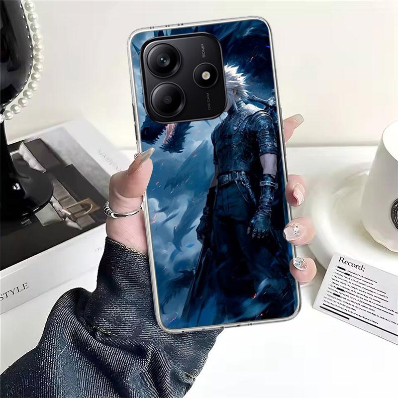 Final Fantasy FF VII Мягкий чехол для телефона для Xiaomi Redmi Note 15 14 14S 13 12 Pro Plus 12S 11 11S 11E 10 10S 11T 5G Fundas Coque Re