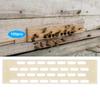 100pcs Durable Beekeeping Tool Plastic Beekeeping Accessories Queen Escaping Plate  Beekeeping