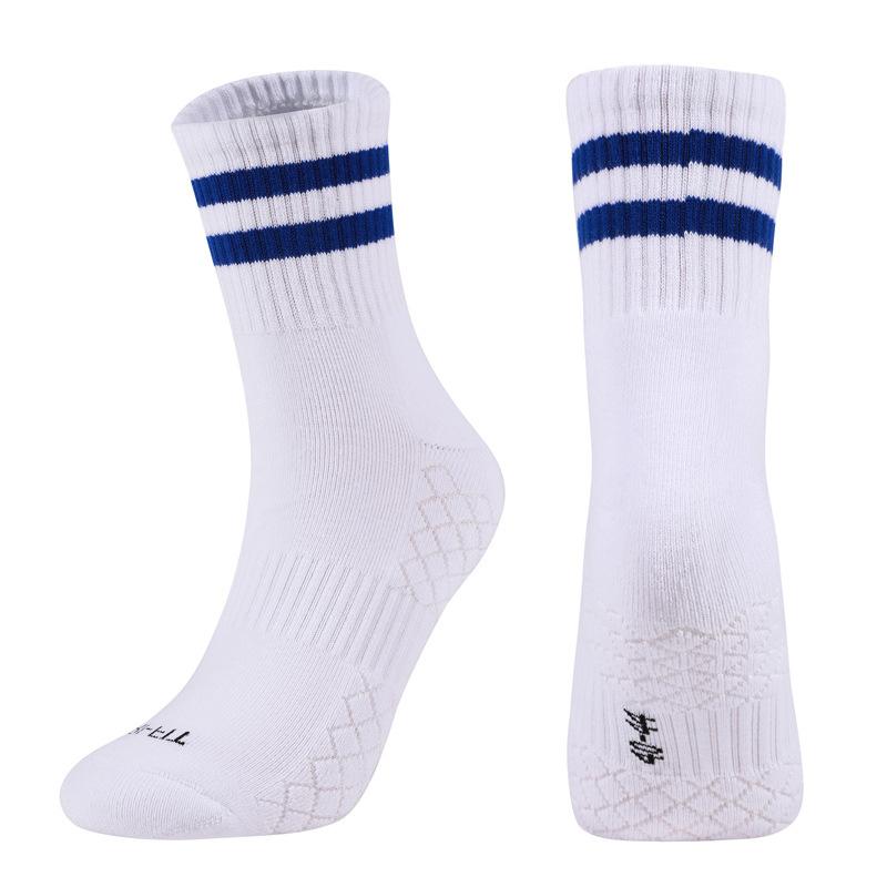 Sports Tennis Socks Middle Tube Cotton Thickened Towel Bottom Breathable Reflective Basketball Badminton Socks