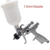 High Quality Spray Gun 0.8mm/1.0mm Nozzle Gravity Pneumatic Professional Sprayer 250cc Plastic Cup Car Painting Paint Airbrush