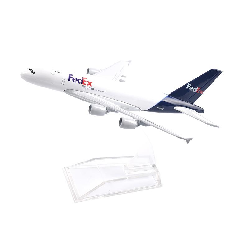 Jason Tutu 16cm Dhl B757 Ups B747 Fedex Express A380 Plane Airplane Model Aircraft Model Diecast Metal 1/400 Scale Planes