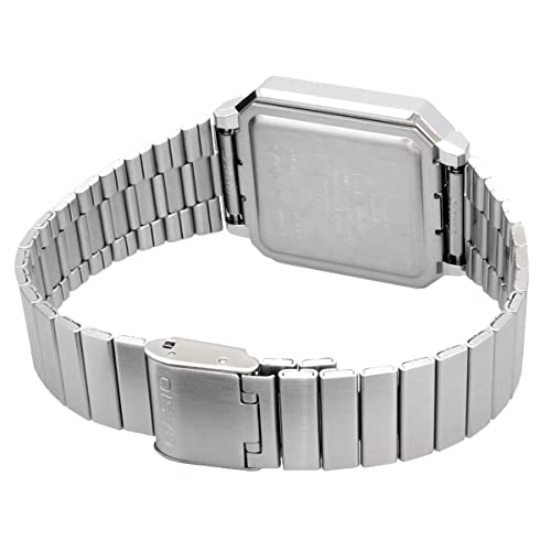 [CASIO] CASIO Digital Watch Reproduction Design A100WE-7B Men's Overseas Model Silver x Gray [Par...