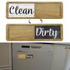 Dishwasher Magnet Surface Dirty Sign Easily Indicate To Dishwasher Status Magnet Easy Clean Clean Dishwasher Sign for Kitchen