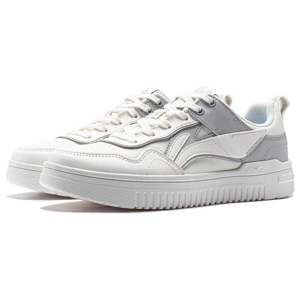 Li Ning Qingyun Trendy Comfortable Minimalist Versatile Classic Rebound Wear-Resistant Shock-Absorbing Low-Top Casual Shoes Women Sneaker AGCT298-1
