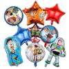 Набор из 8 фольгированных шаров-украшений для вечеринки в стиле мультфильма «История игрушек»