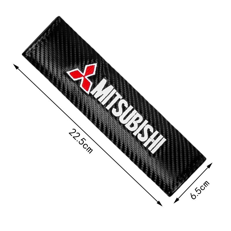 1/2PC Car Seat Belt Cover Shoulder Strap Covers Protector Pad For Mitsubishi Asx Lancer 9 Outlander Pajero L200 Auto Accessories