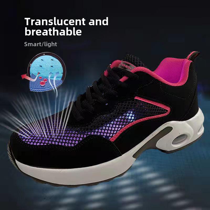 Повседневная обувь из дышащей сетки для женщин среднего и пожилого возраста на весну и лето, идеально подходит для прогулок и путешествий.. Спортивная обувь с мягкой подошвой.
