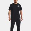 Under Armour Футболка Project Rock Solid Color Crew Neck с коротким рукавом для мужчин, цвет черный 1379114-001