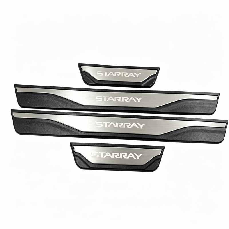 Накладки на пороги и в багажник Geely EX5