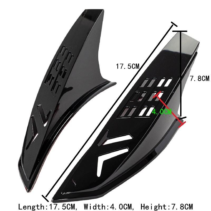 Профессиональный мотоциклетный шлем, универсальные спортивные рожки, аэродинамический дизайн, украшение для электромобиля, красивая партия
