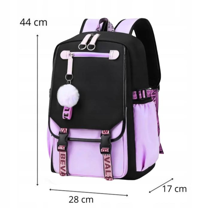 School Backpack For Girls Grades 4-6 [Dg-Pl-Fio-34]