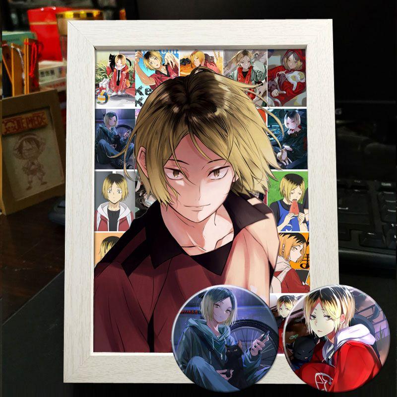 Хайкю!! Украшение фоторамки: Кагеяма Тобио и Хината Шоё - Готовая фоторамка-дисплей в подарок