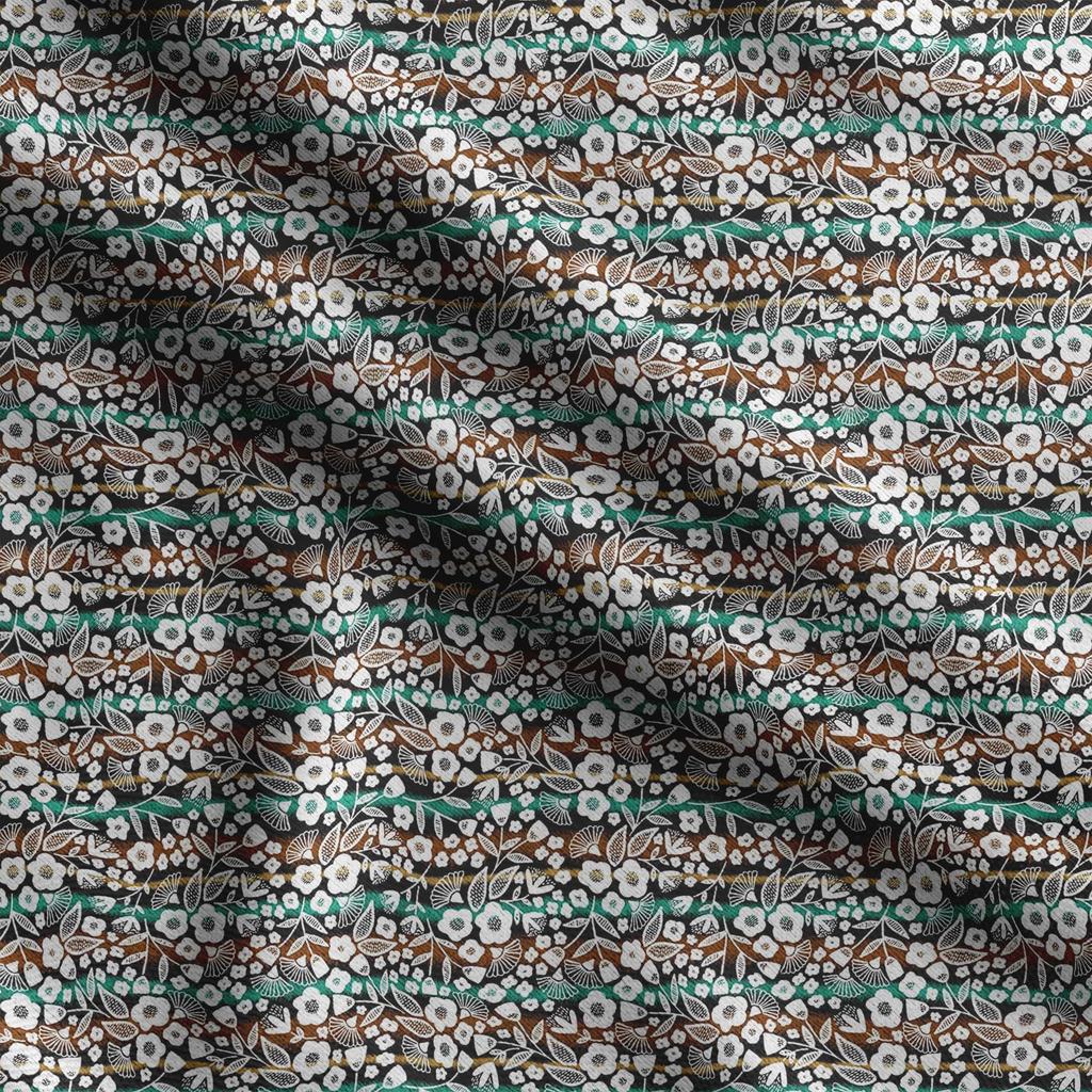 Soimoi Цветочный принт, хлопковый батист, ткань для квилтинга, продаваемая во дворе, хлопчатобумажная ткань средней плотности шириной 42 дюйма,