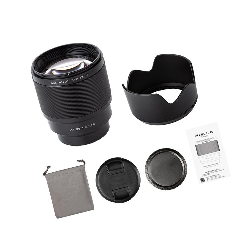 AF 85 1.8 II Профессиональный Полнокадровый Объектив с Фиксированным Фокусным Расстоянием для Камеры Sony E Mount с Блендой Металлические Электронные Контакты Фокальный