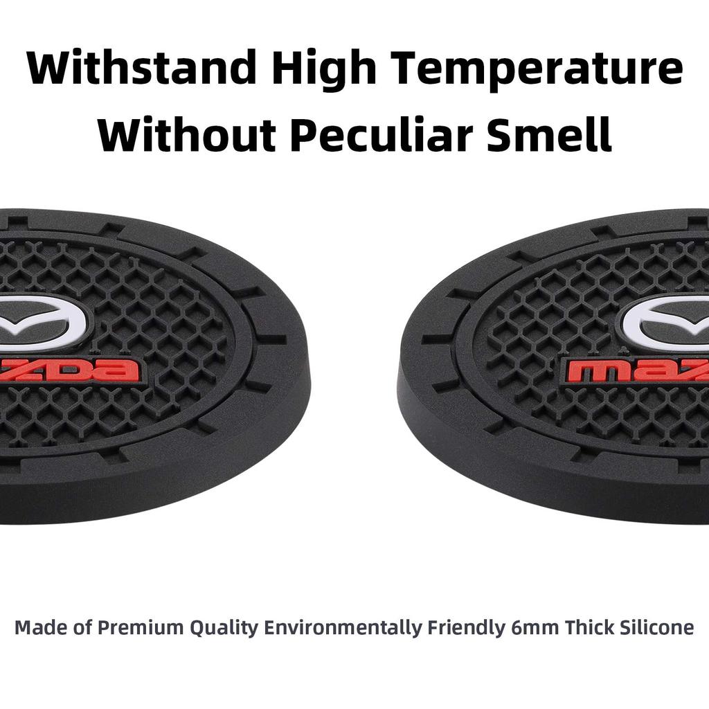 AOOOOP Аксессуары для интерьера автомобиля для Mazda Вставка-подстаканник Подставка - Силиконовый Нескользящий Подстаканник