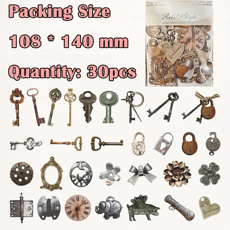 30pcs Retro Aesthetic Scrapbook Paper Decoupage Paper Pad For DIY Crafts Journaling Scrapbook Supplies Gift Wrapping Album Art Decorative Craft Paper