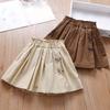 Girls' Casual Shorts New Solid Color Girls' Summer Thin Loose Skirt Pants Fake Half Body Skirt Pants