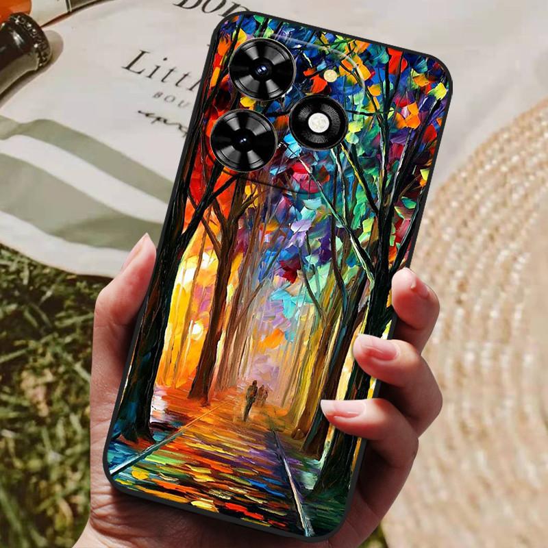 Для Infinix Hot 40 Чехол Hot40 Pro Роскошный Телефон Силиконовая Задняя Крышка Для Infinix Hot 40 Pro / hot 40i Чехлы Защитный Чехол Capas