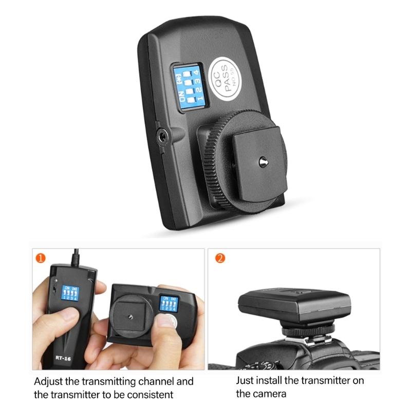 Передатчик вспышки с портом PC-Sync 30 м дальность 1/200 с высокая скорость передачи для AT-16 CT-16 студийной фотографии