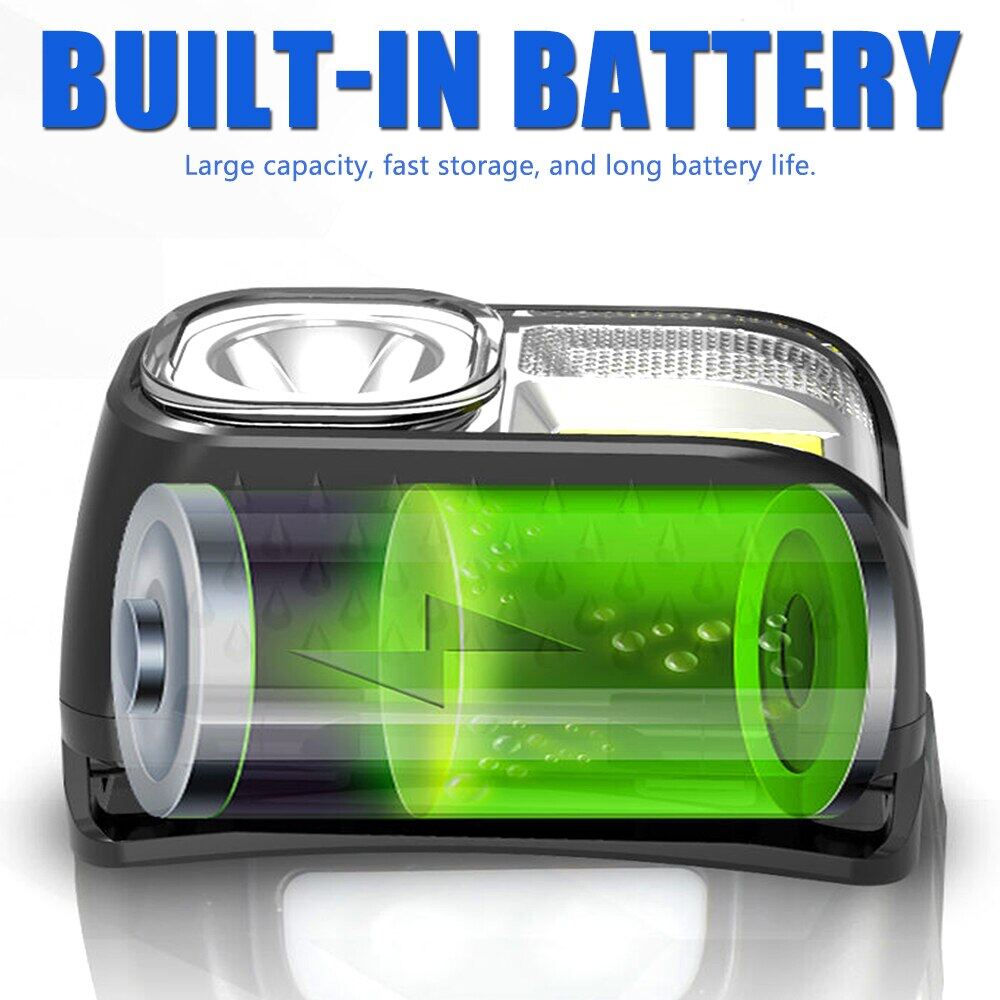 Светодиодная фара дальнего света, индуктивная зарядка через USB, портативная лампа для гарнитуры, уличная ночная ходовая лампа, лампа для ночной рыбалки