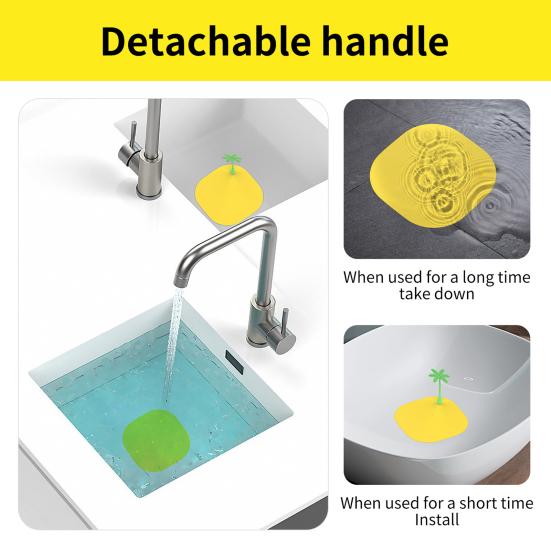 Силиконовая сливная крышка для пола, антиблокировочная, защита от насекомых, устойчивая к запаху, сетчатый фильтр для раковины, легко чистящаяся, складная пробка для раковины для ванной комнаты