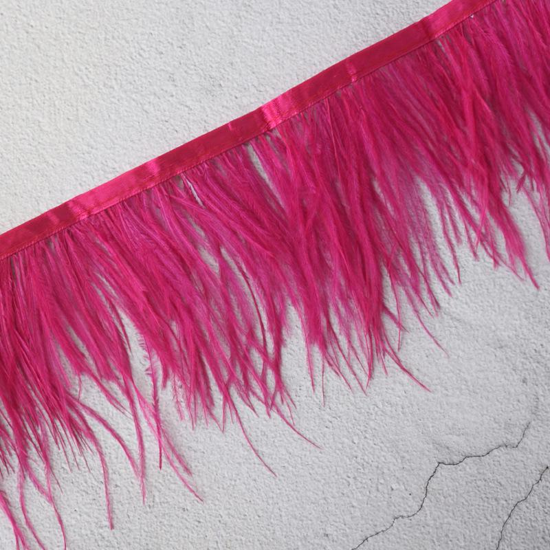 Отделка из страусиных перьев 10-13 см для украшения платья и танцевальной юбки - Аксессуары для одежды