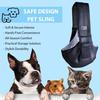 Pet Carrier Sling Breathable Crossbody Bag Puppy Carrier Purse Hand-Free Dog Sling Carrier with Storage
