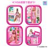 Barbie 65 Pink House Sold Pretend Ages 3 and HRJ76 Earth-Friendly 2-Story (Doll Separately) - Dress-Up Doll, House, Play, Up, Pink,