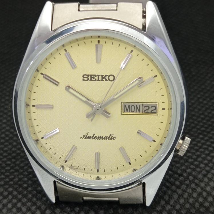 ВОССТАНОВЛЕННЫЕ ВИНТАЖНЫЕ SEIKO 5 АВТОМАТИЧЕСКИЕ 7009A ЯПОНИЯ МУЖСКИЕ ЧАСЫ D/D 593c-a314874-2