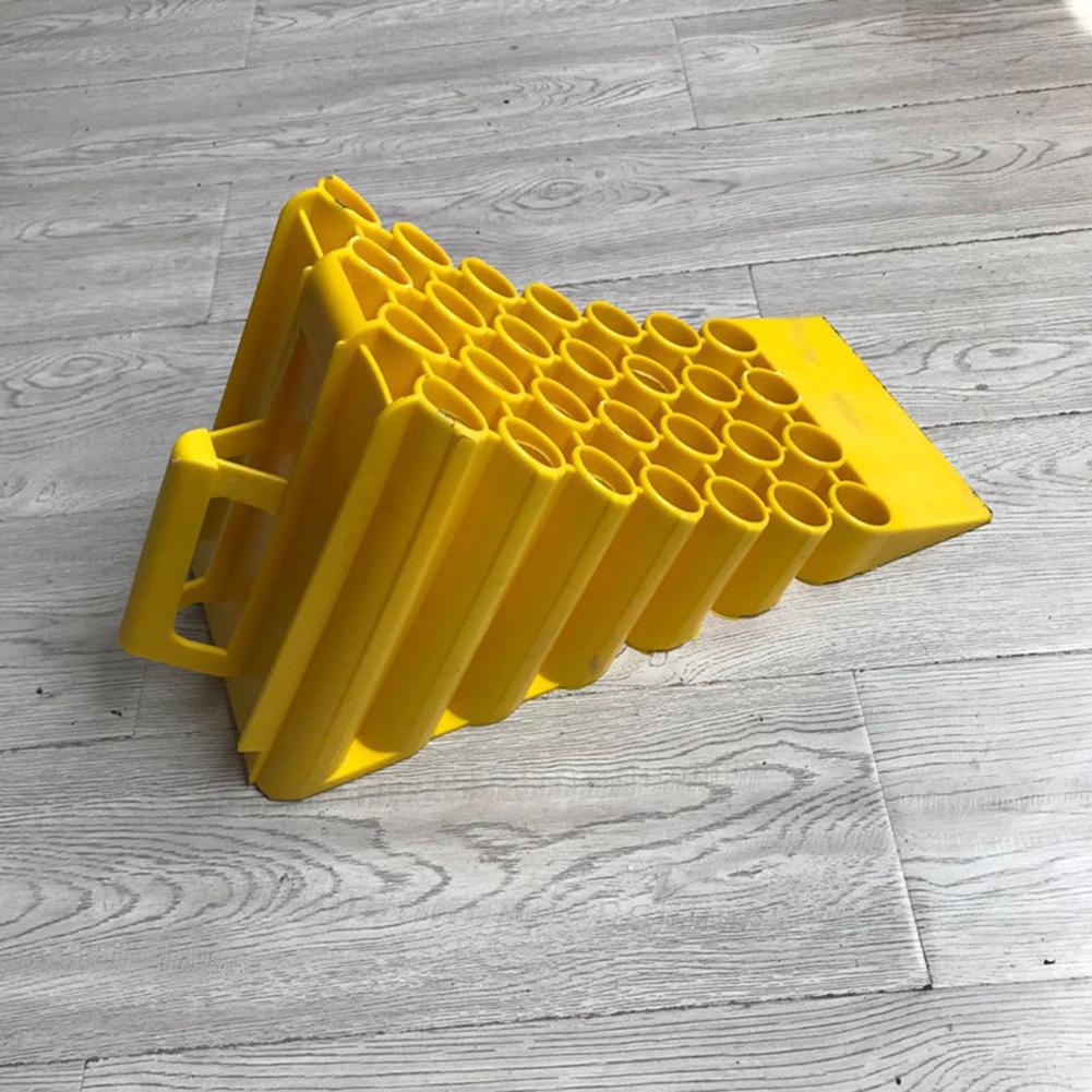 Портативный противооткатный упор для колес Сверхпрочный пластиковый противооткатный упор для колес Стопоры для автомобиля, прицепа, грузовика, дома на колесах Автомобильное колесо ABS Стопорный ползунок