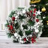 New Christmas Decorative Wreath Handmade Christmas Wreath Door Hanging Window Props Decoration.