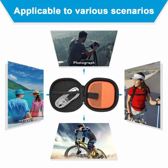 Speaker Storage Bag Easy Buckle Carry Comprehensive Speaker Bag Anti-bump Design Lightweight