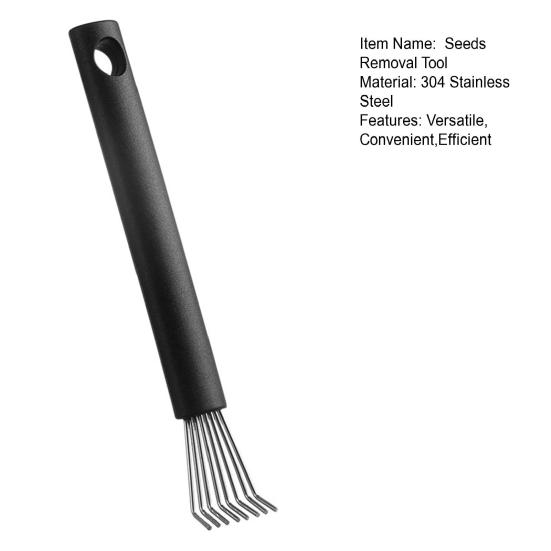 Инструмент для удаления семян арбуза Нержавеющая сталь Арбузный коготь с ручкой Гаджет для нарезки фруктов для эффективной нарезки арбуза