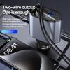 Car Charger Adaptor 120W Fast Charge USB Type C Fast Charger Cable with Retractable Cords Fit for iPhone 16/15/14/13/12 Samsung