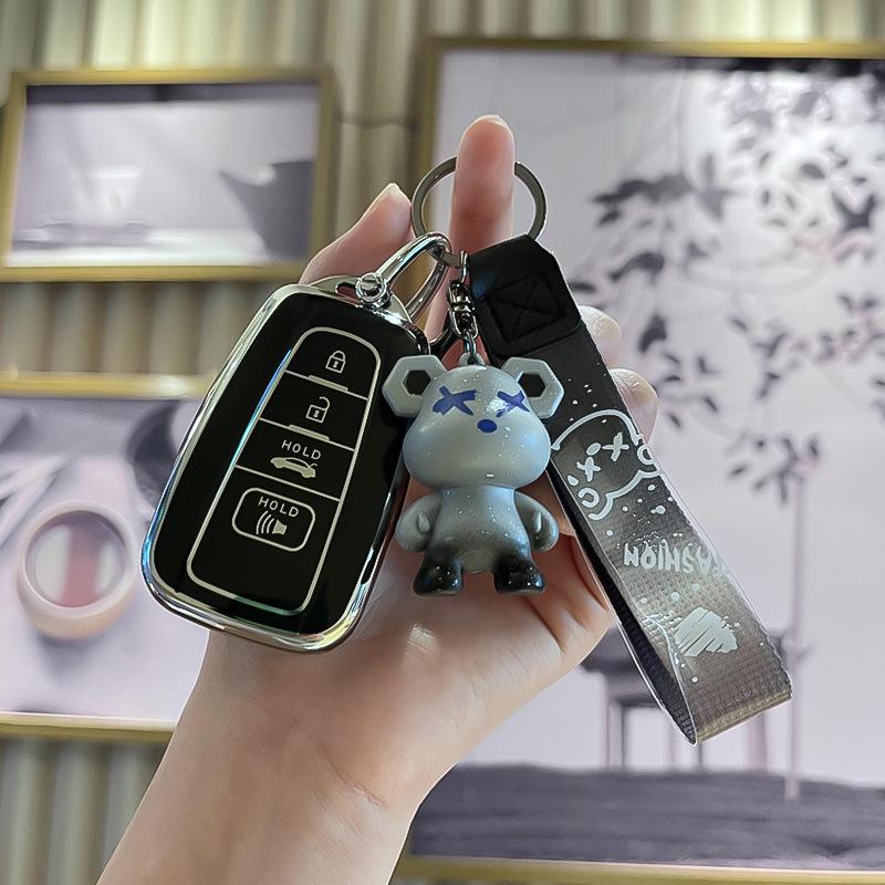 Чехол для ключа Toyota: Подходит для пуль от Highlander, Camry, Levin, C-HR, Avalon и RAV4
