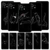 Sexy Line Art Rose Lover Phone Case For Xiaomi 14 13T 12T Pro 12 13 11 Ultra Mi Note 10 Lite 10T 5G 11X Pro 11T 11i 9T Cover