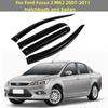 For Ford Focus 2 MK2 2007-2011 Hatchbadk / Sedan Window Visor Sun Rain Deflector Guard Awnings Shelter Exterior Accessories