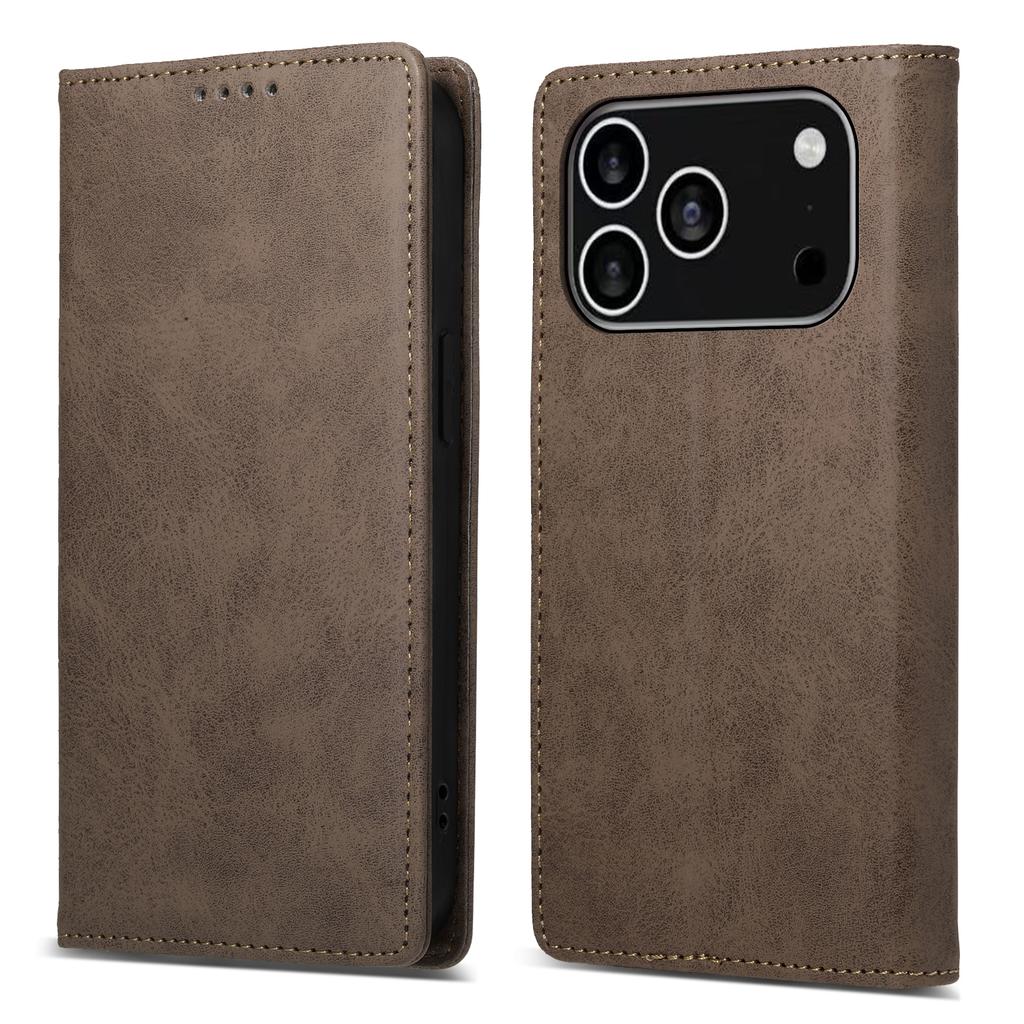 For iPhone 17 Pro Wallet Case RFID Blocking PU Leather Phone Cover