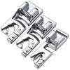 Narrow/Wide Rolled Hem Presser Foot Hemming Foot Kit With Sewing Clips 4/8'', 6/8'', 8/8'' Sewing Rolled Hemmer Presser Foot