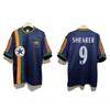 Newcastle United Retro Football Jersey 1995-97 Home/Away Short Sleeve Long Alan Shearer 9 With Arm Badge Cycling