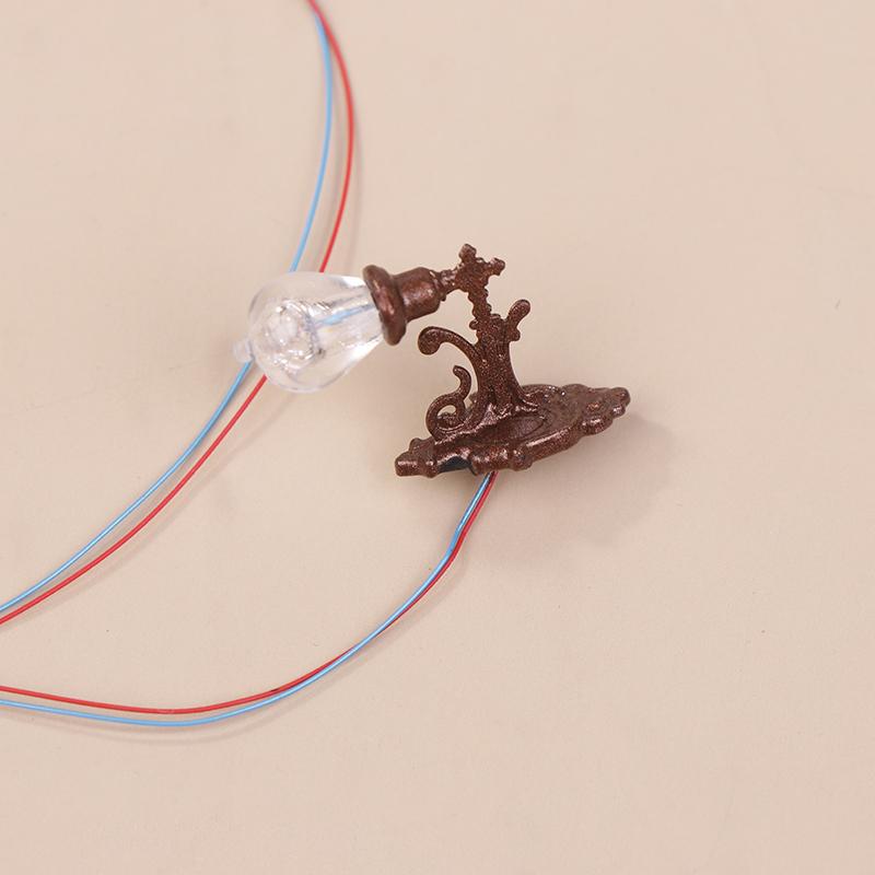 Миниатюрный кукольный домик настенный светильник настольная лампа мини светодиодное освещение украшение дома кукольная мебель игрушка может быть яркой