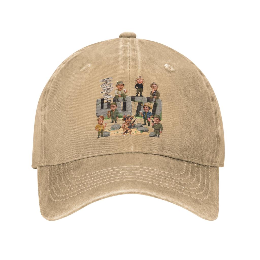 MASH 4077 Baseball Cap Sun Outdoor Sports Hot Sale Washed Trucker Hat Women Men Casual Design Baseball Caps