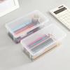 Large Capacity Transparent Stationery Case Pencil Storage Colour Pencil Storage Children's Crayon Painting Sketching Pencil Bag