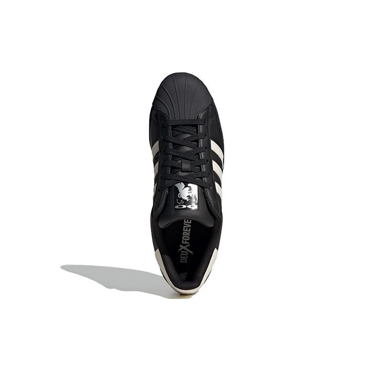 adidas Оригинальные кроссовки Superstar 80S Удобные Универсальные Низкие Кроссовки Унисекс Черные Белые IF6291